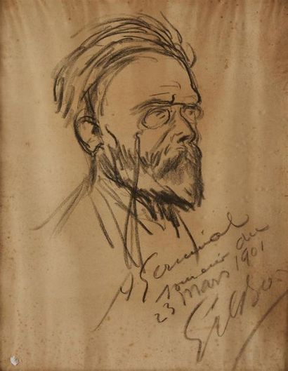Ecole FRANCAISE du début du XXe siècle
Portrait...