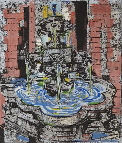 Ismaël DE LA SERNA (1898-1968)
La Fontaine
Huile...
