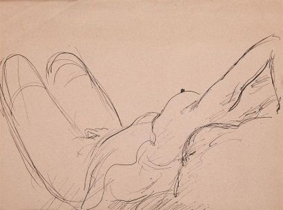 André DIGNIMONT (1891-1965)
Nu aux bas
Dessin...