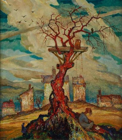 Nikolaas Mathijs EEKMAN (1889-1973)
Le philosophe
Huile...
