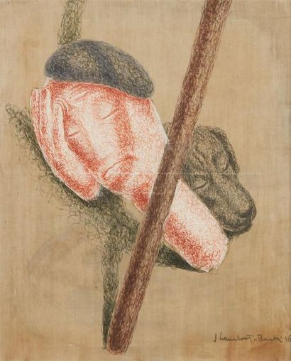 Jean LAMBERT-RUCKI (1888-1967)
Homme endormi...
