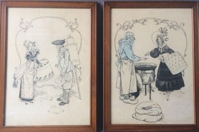 Chéri HEROUARD (1881 - 1951)
Les modistes
Deux...