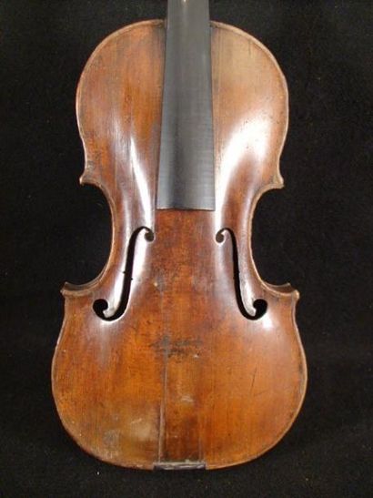Violon 4/4 de facture allemande, fin XVIIIe...