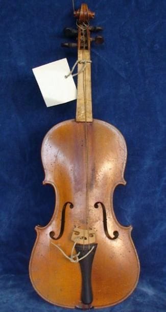 Petit violon français 1/2 de Mirecourt. Fracture...