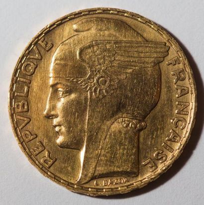 100 Francs or Bazor 1935 TTB+ à SUP