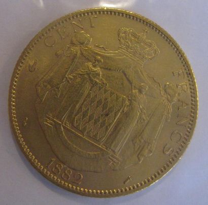 Monaco - 100 Francs or Charles III 1882 A...