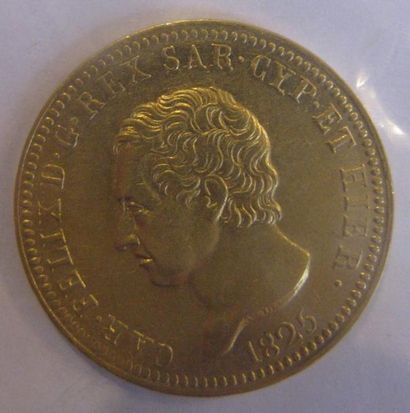 Sardaigne (Italie) - 40 Lire or Charles Félix...