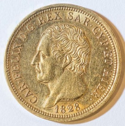 Sardaigne (Italie) - 80 Lire or Charles Félix...