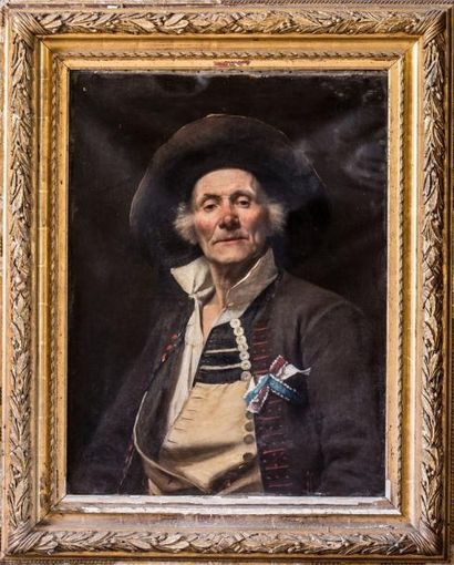 École du XIXe siècle
Portrait de breton au...