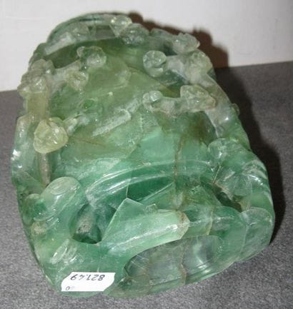 EXTRÊME-ORIENT
Pot couvert en fluorine à...