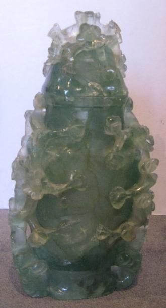 EXTRÊME-ORIENT
Pot couvert en fluorine à...