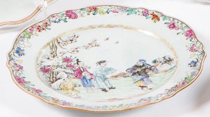 CHINE
Compagnie des Indes Assiette à bord...
