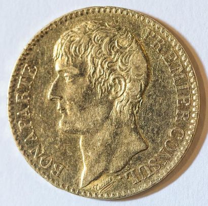 40 Francs or Bonaparte premier consul AN...