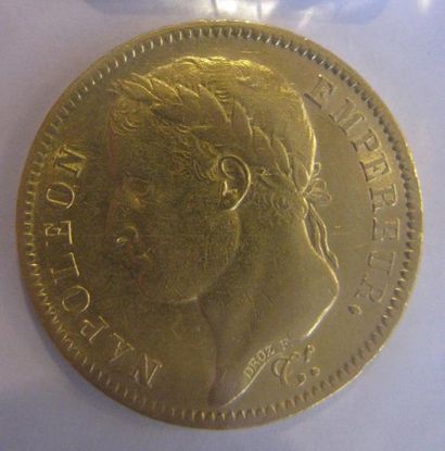 40 Francs or Napoléon Ier tête laurée, Empire...