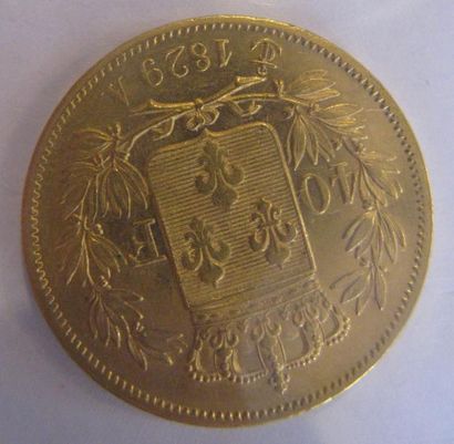 40 Francs or Charles X, 2ème type 1829 A...