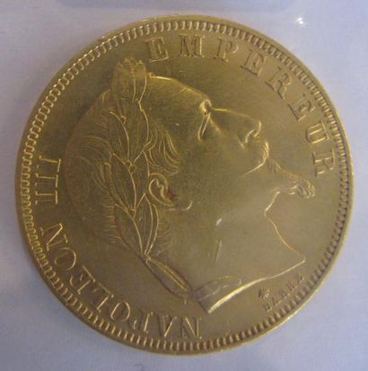 50 Francs or Napoléon III, tête laurée 1867...