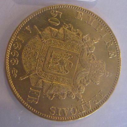 50 Francs or Napoléon III, tête laurée 1868...