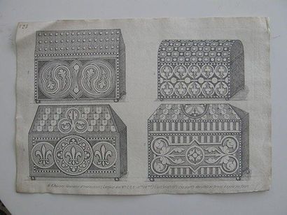 Adolphe Alcan
Étude pour quatre châsses C....