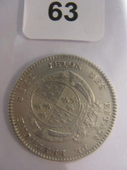 Louis XV - 1738 tenue de Rennes (7 500 jetons...