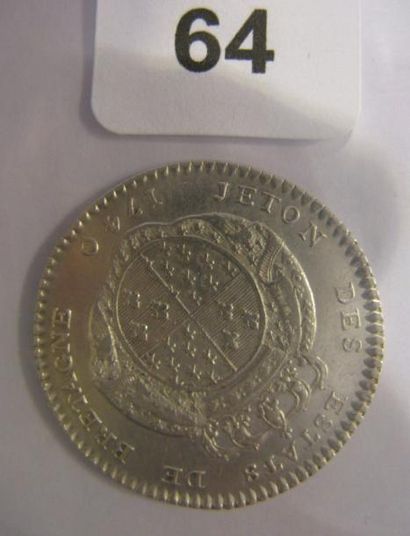 Louis XV - 1740 tenue de Rennes (7 500 jetons)...
