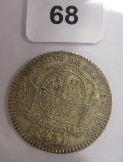 Louis XV - 1768 tenue de Rennes (14 200 jetons...