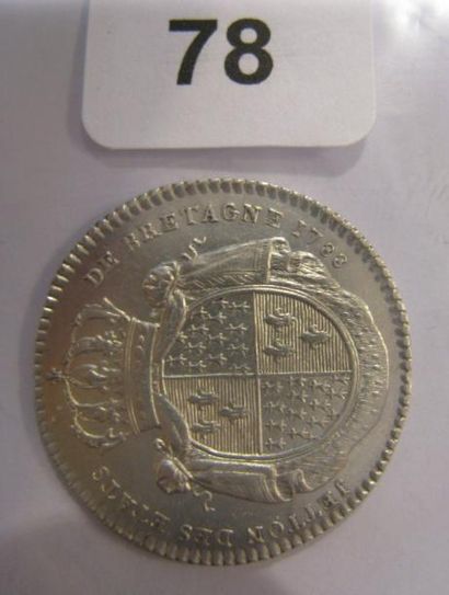 Louis XVI - 1788 tenue de Rennes (3 000 jetons...