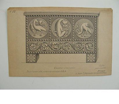 Adolphe Alcan
Études pour un coffre aux chimères...