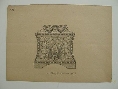Adolphe Alcan
Étude pour un coffret C. 1918,...