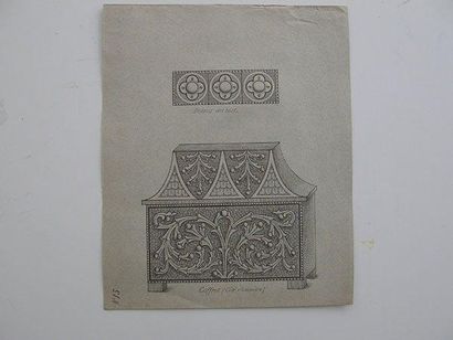 Adolphe Alcan
Étude pour un coffret aux chimères...