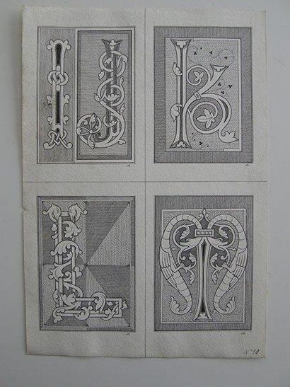 Adolphe Alcan
Étude pour un Alphabet gothique...