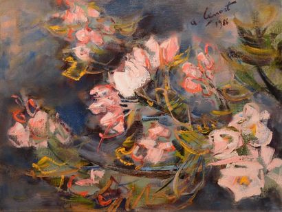 LE NOST Alain, né en 1934
Branche de magnolias,...