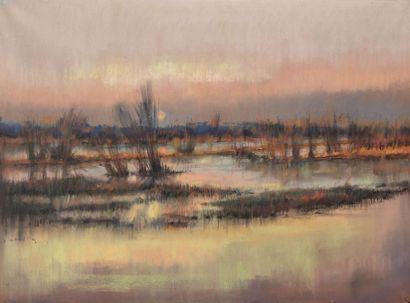 LETELLIER Pierre, 1928-2000
Crépuscule en...