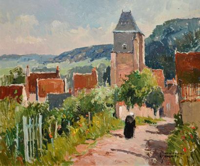 MAURICE-MARTIN, 1894-1978
Église de Lavardin,...