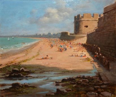 MOY Joseph, 1905-1992
La plage de l'Éventail...
