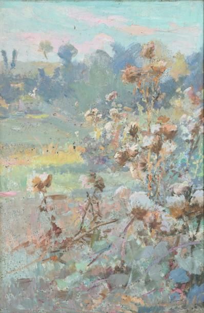 NOBILLET Auguste Michel, 1850-1914
Paysage...