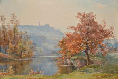 PELLISSIER Cécile, XXe siècle
Bords de rivière...