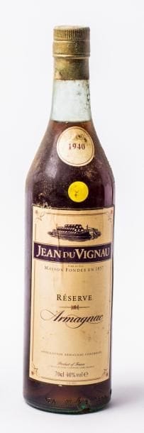 1 Bouteille Armagnac Jean du Vigneau 
