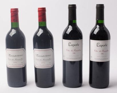 4 2 Roussillon Dne Laporte 1996 + 2 Vignerons...
