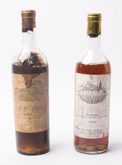 2 1 Graves blanc ch st Robert 1976 (bas ép)...