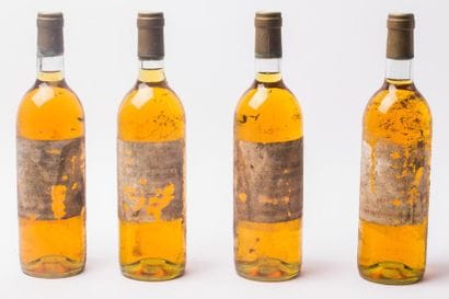 4 Ch Roumieu 1975 cru classé ds le goulot-...