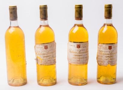 4 Ch Lamothe 1985 cru classé ds le goulot...