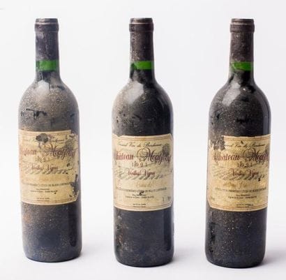 3 Côtes de Blaye Ch Montfollet 1991 cuvée...
