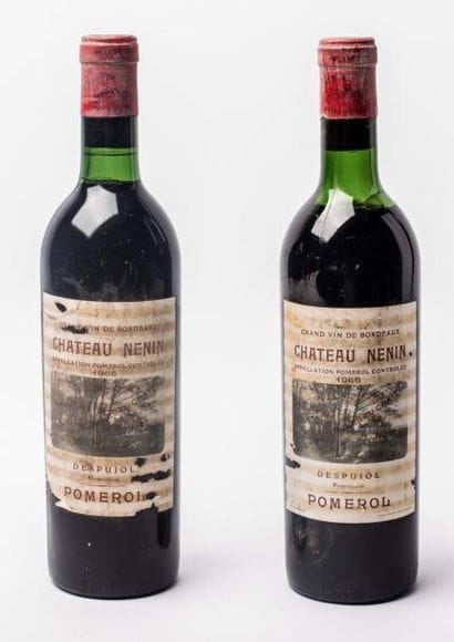 2 Ch Nénin 1986 poussiéreuse égrenure 1 bas...