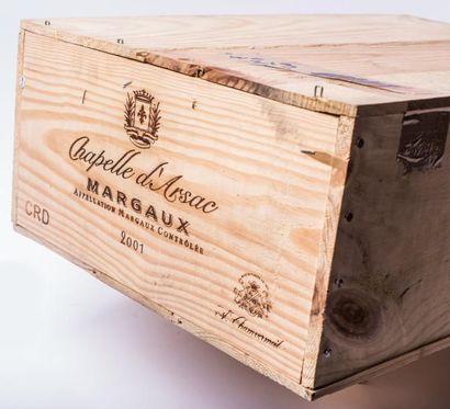 12 Chapelle d'Arsac 2001 Margaux TBE