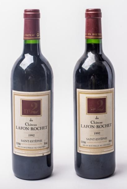 2 Numéro 2 de Lafon rochet 1992 TBE