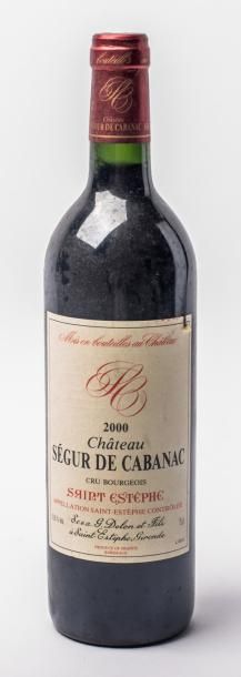 6 Ch Ségur de Cabanac 2000 TBE
