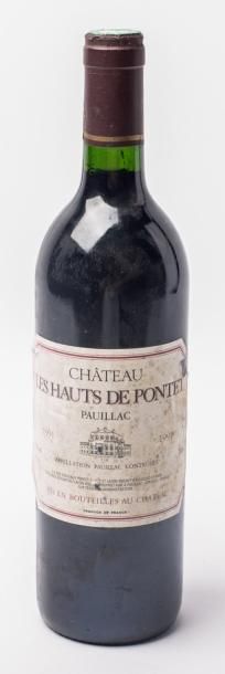 3 Hauts de Pontet 1991 salissures Egrenures...
