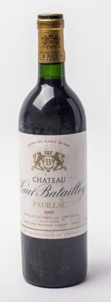 6 Ch Haut Batailley 1985 correct Bon niv...