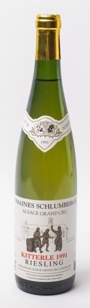 6 Riesling Kitterlé 1991 Grand cru du Dne...