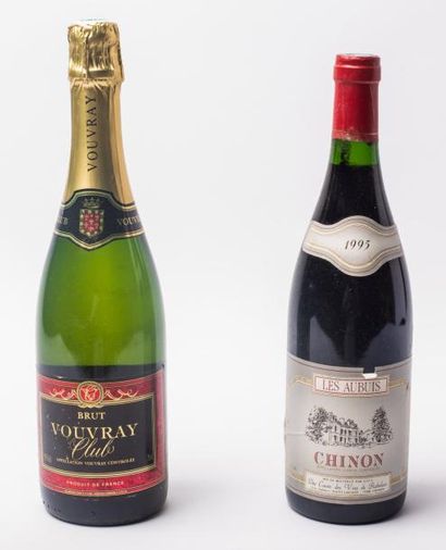 2 1 Vouvray brut + 1 chinon 1995 les aubuis...